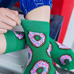 Green Donut Socks. Shop Hosiery on Mounteen. Worldwide shipping available.