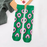 Green Donut Socks. Shop Hosiery on Mounteen. Worldwide shipping available.
