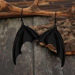 Halloween Black Bat Earrings. Shop Earrings on Mounteen. Worldwide shipping available.