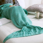Handmade Mermaid Snuggle Blanket for Kids & Adults. Shop Blankets on Mounteen. Worldwide shipping available.
