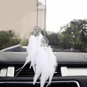 Hanging Dreamcatcher Feather Ornament. Shop Dreamcatchers on Mounteen. Worldwide shipping available.