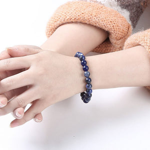 Healing Sodalite Bracelet Stone Jewelry. Shop Bracelets on Mounteen. Worldwide shipping available.