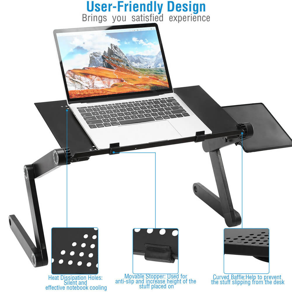 Highly Adjustable Laptop Stand For Table. Shop Computer Risers & Stands on Mounteen. Worldwide shipping available.
