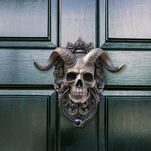 Horned Skull Door Knocker. Shop Door Knockers on Mounteen. Worldwide shipping available.