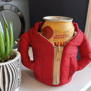 Jacket for Keeping Beverage Cool. Shop Can & Bottle Sleeves on Mounteen. Worldwide shipping available.