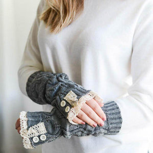 Knitted Fingerless Gloves. Shop Gloves & Mittens on Mounteen. Worldwide shipping available.