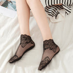 Ladies Fashion Lace Socks. Shop Hosiery on Mounteen. Worldwide shipping available.