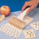 Lattice Pie Crust Cutter With Roller. Shop Kitchen Knives on Mounteen. Worldwide shipping available.