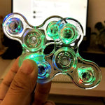 LED Fidget Spinner That Lights Up. Shop Spinning Tops on Mounteen. Worldwide shipping available.