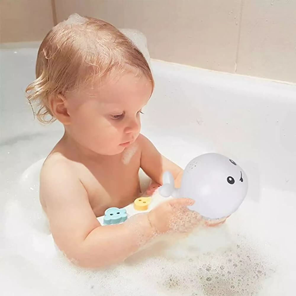 Light Up Whale Bathtub Toy For Kids. Shop Bath Toys on Mounteen. Worldwide shipping available.