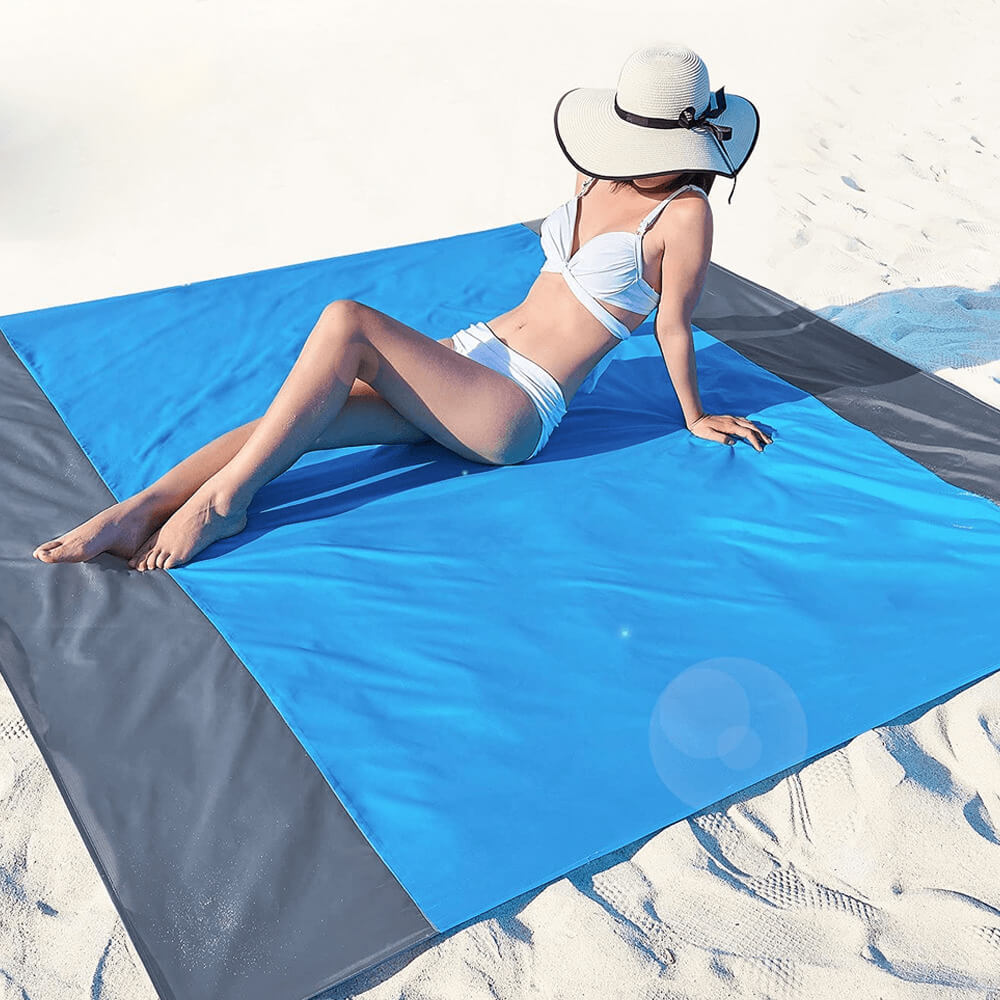 Lightweight Sandless Beach Mat. Shop Beach Mats on Mounteen. Worldwide shipping available.