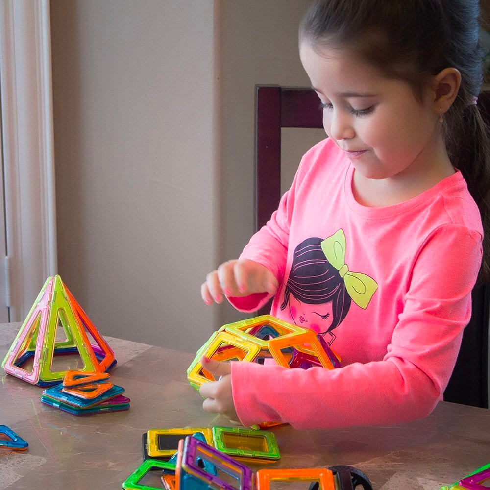 Magnetic Building Blocks For Kids (111 Pieces). Shop Toys on Mounteen. Worldwide shipping available.