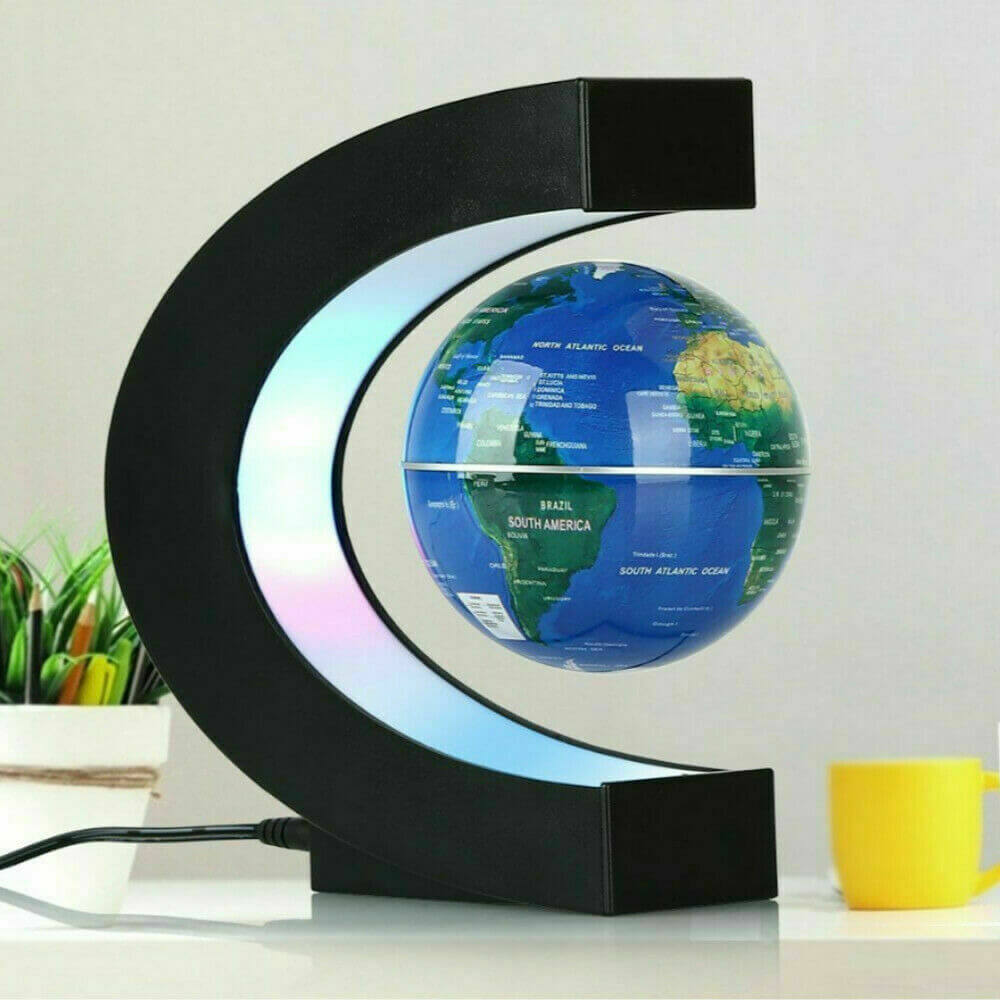 Magnetic Floating Globe With LED Light. Shop Night Lights & Ambient Lighting on Mounteen. Worldwide shipping available.