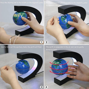 Magnetic Floating Globe With LED Light. Shop Night Lights & Ambient Lighting on Mounteen. Worldwide shipping available.