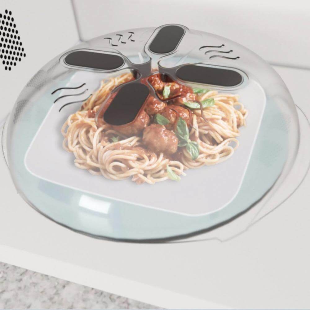 Magnetic Microwave Splatter Lid. Shop Microwave Oven Accessories on Mounteen. Worldwide shipping available.