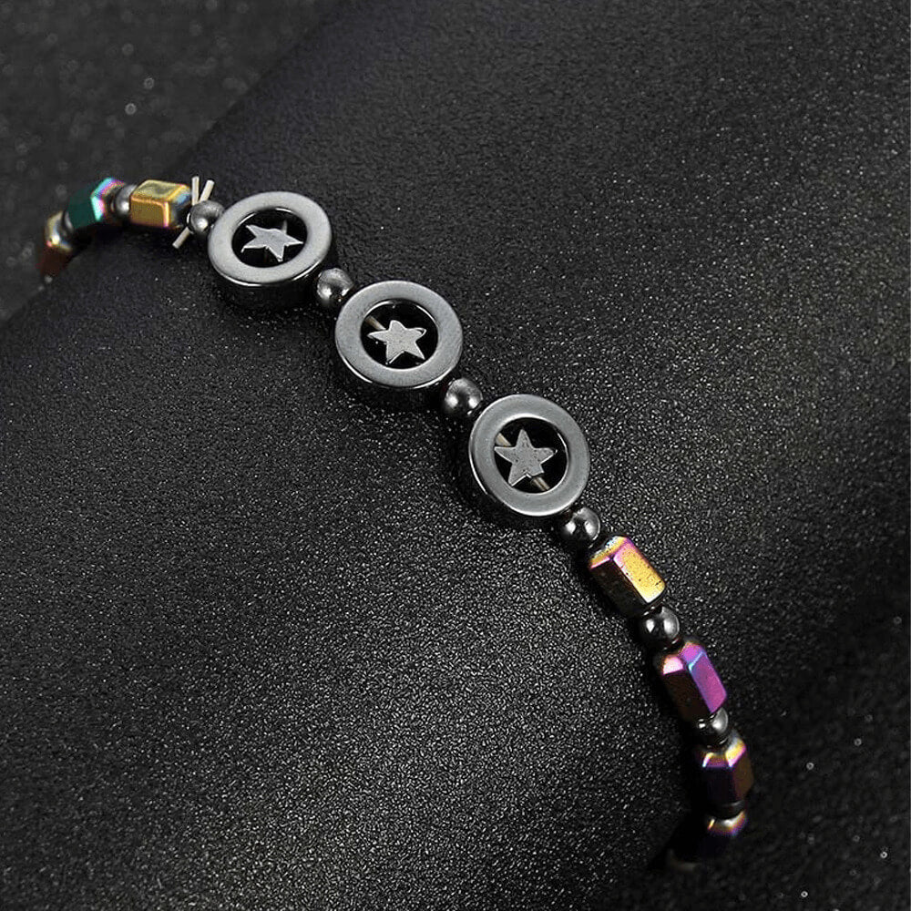 Magnetic Therapy Obsidian Anklet. Shop Anklets on Mounteen. Worldwide shipping available.