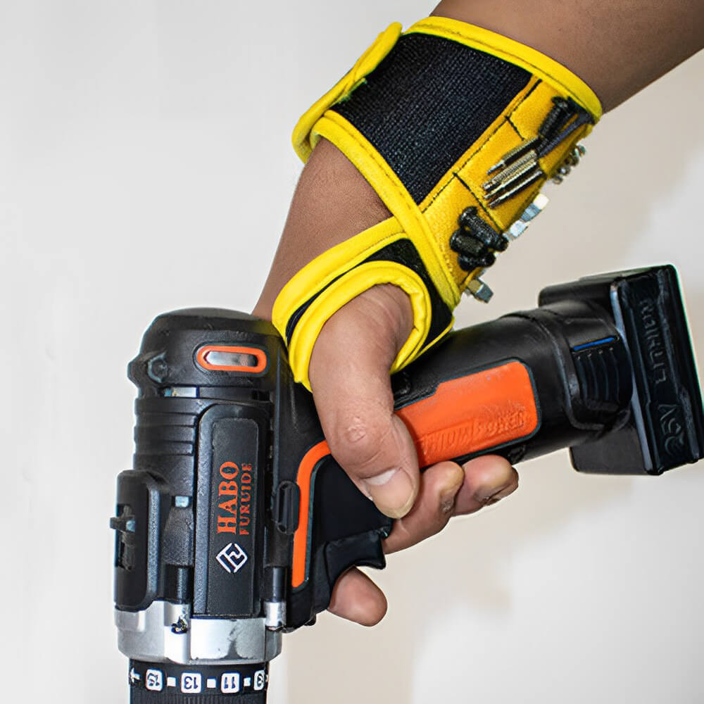 Magnetic Wristband Glove. Shop Tool & Equipment Belts on Mounteen. Worldwide shipping available.