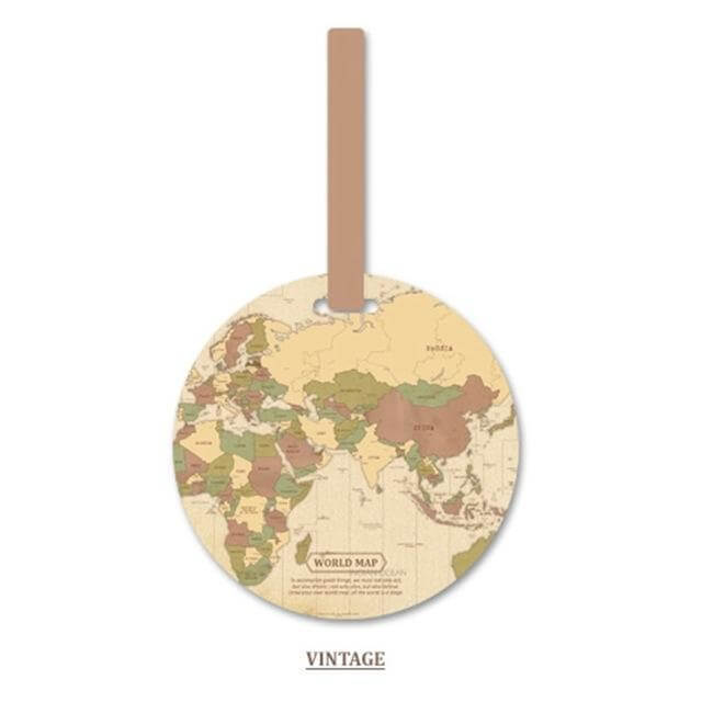 Map Of The World Luggage Tag. Shop Luggage Tags on Mounteen. Worldwide shipping available.