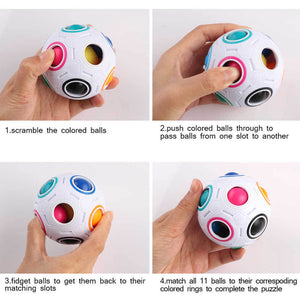 Match The Color Rainbow Puzzle Ball Fidget Toy. Shop Puzzles on Mounteen. Worldwide shipping available.