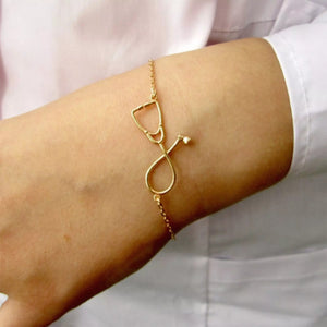 Metal Stethoscope Bracelet. Shop Bracelets on Mounteen. Worldwide shipping available.