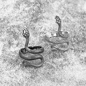 Metallic Adjustable Snake Ring. Shop Jewelry on Mounteen. Worldwide shipping available.