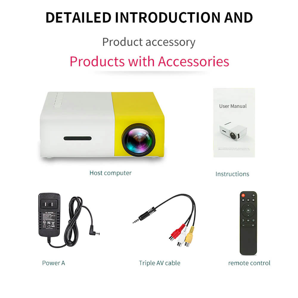 Mini Hero Portable Movie Projector. Shop Multimedia Projectors on Mounteen. Worldwide shipping available.