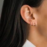 Mini Hoop Earrings. Shop Earrings on Mounteen. Worldwide shipping available.