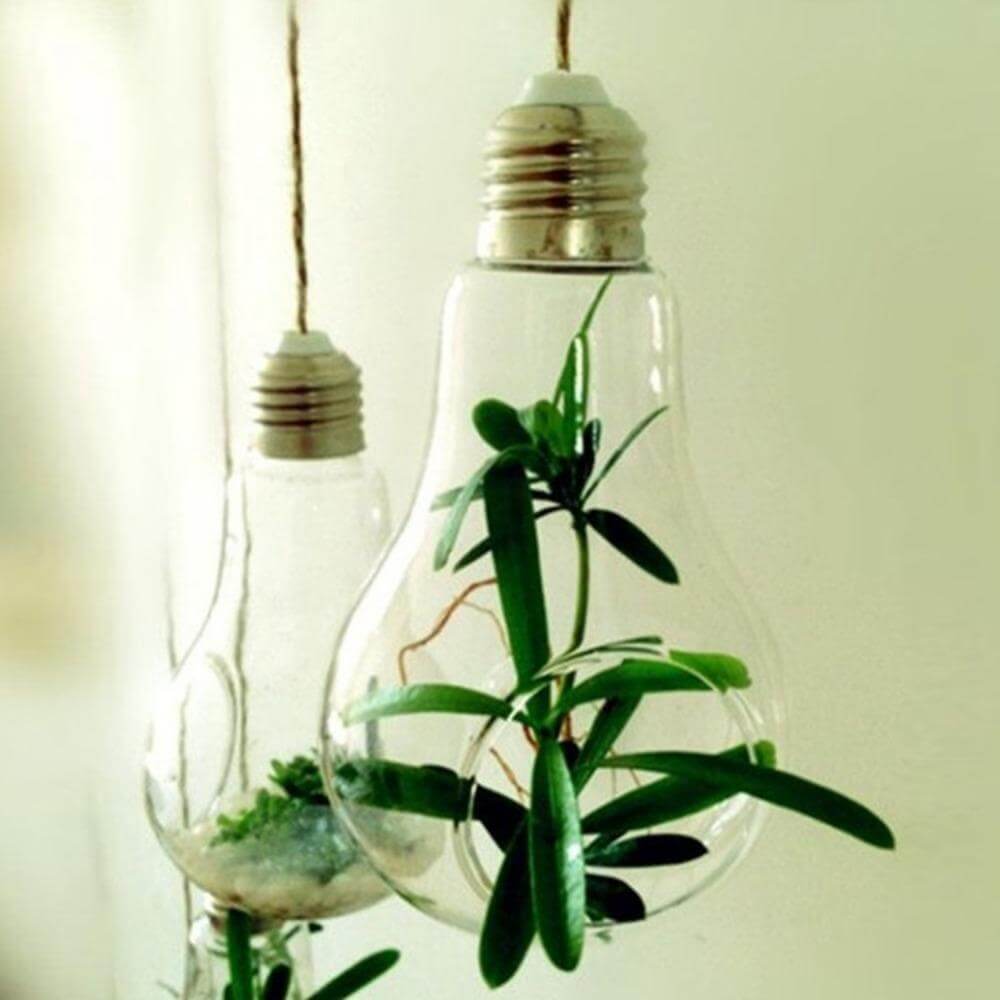 Modern Light Bulb Planter. Shop Pots & Planters on Mounteen. Worldwide shipping available.