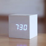 Modern Wooden Bedside Clock Digital. Shop Desk & Shelf Clocks on Mounteen. Worldwide shipping available.