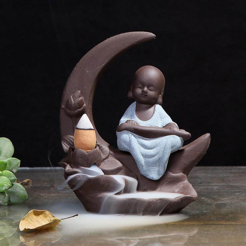 Monk On The Moon Incense Holder. Shop Incense Holders on Mounteen. Worldwide shipping available.