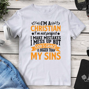 I’m A Christian I’m Not Perfect T-Shirt - Mounteen