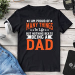 Nothing Beats Being A Dad T-Shirt. Shop Shirts & Tops on Mounteen. Worldwide shipping available.