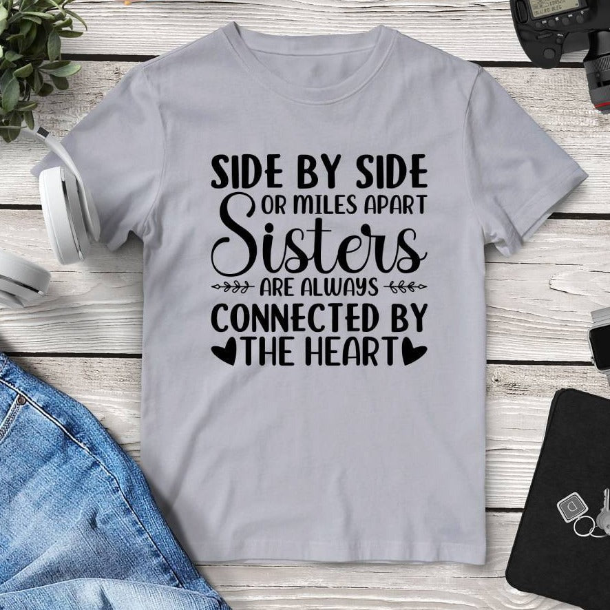 Sisters Connected By The Heart Tee - Mounteen