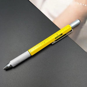 6-in-1 Multifunctional Stylus Pen with Level, Screwdriver, and Ruler - Mounteen. Worldwide shipping available.