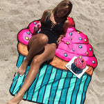 Cupcake Beach Blanket & Cover Up - Mounteen. Worldwide shipping available.