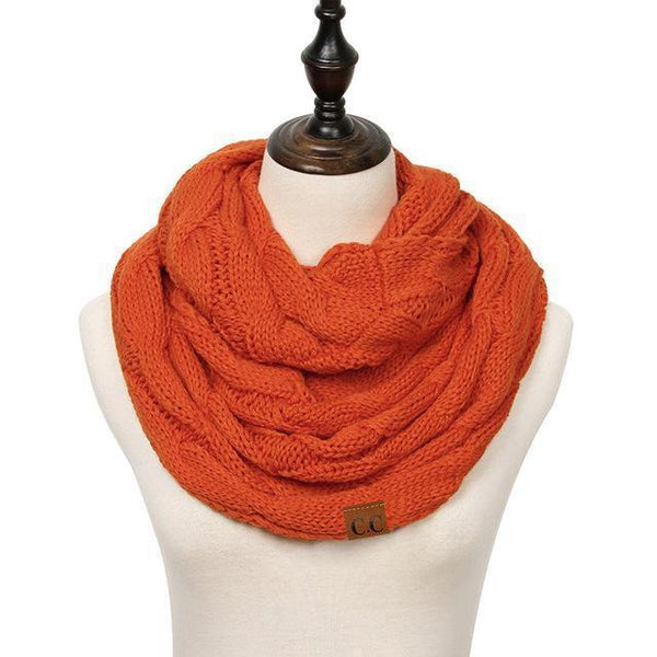 Cable Knit Scarf Mounteen