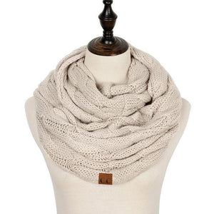 Cable Knit Scarf - Mounteen. Worldwide shipping available.