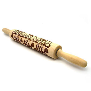 Christmas 3D Rolling Pin - Mounteen. Worldwide shipping available.