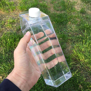 Clear Milk Carton Water Bottle - Mounteen. Worldwide shipping available.
