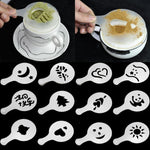 Coffee Barista Art Stencils (16-Pack) - Mounteen. Worldwide shipping available.