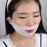 Double Chin Lifting Treatment V-Line Mask 4-Sheets - Mounteen. Worldwide shipping available.