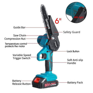 DrillPro™ Cordless Mini Chainsaw - Mounteen. Worldwide shipping available.