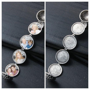Expanding 4 Photo Locket Necklace - Mounteen. Worldwide shipping available.