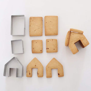 Gingerbread House Cookie Cutter Set - Mounteen. Worldwide shipping available.