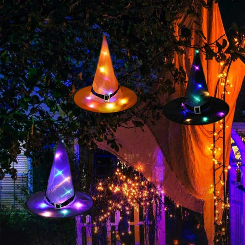 Halloween Witch Hat String Lights - Mounteen. Worldwide shipping available.