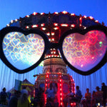 Heart Diffraction Glasses - Mounteen. Worldwide shipping available.