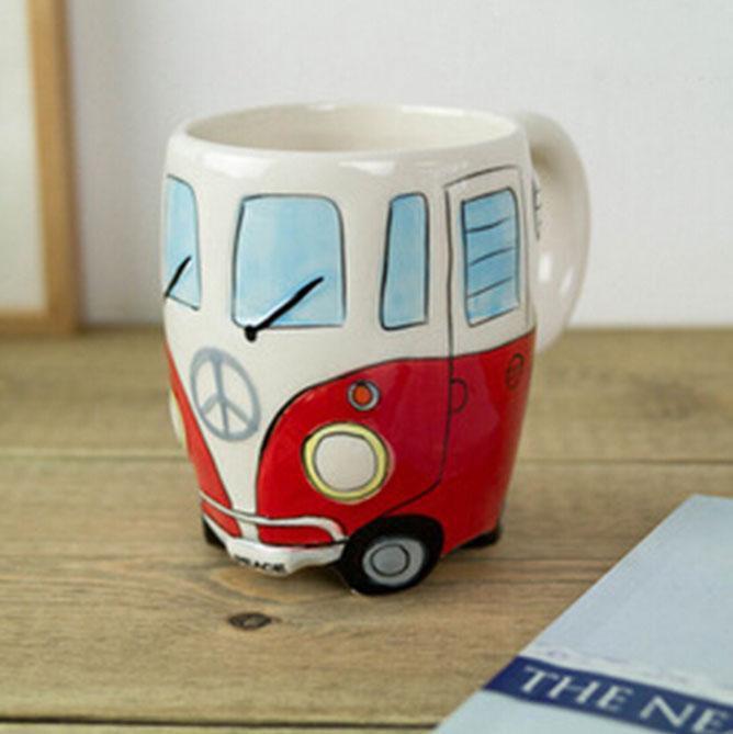 Hippie Van Coffee Mug - Mounteen. Worldwide shipping available.