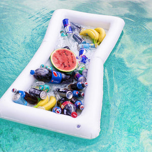 Inflatable Buffet Cooler With Drain - Mounteen. Worldwide shipping available.