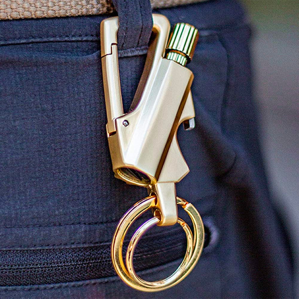 Keychain Bottle Opener and Flint Fire Starter - Mounteen. Worldwide shipping available.