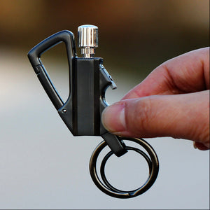 Keychain Bottle Opener and Flint Fire Starter - Mounteen. Worldwide shipping available.